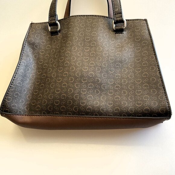 GUESS LOS ANGELES LOGO PURSE TOTE CROSSBODY LIKE NEW - Picture 4 of 16